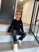 Longsleeve dziecięcy CHILD Ma - czarny