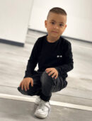 Longsleeve dziecięcy CHILD Ma - czarny