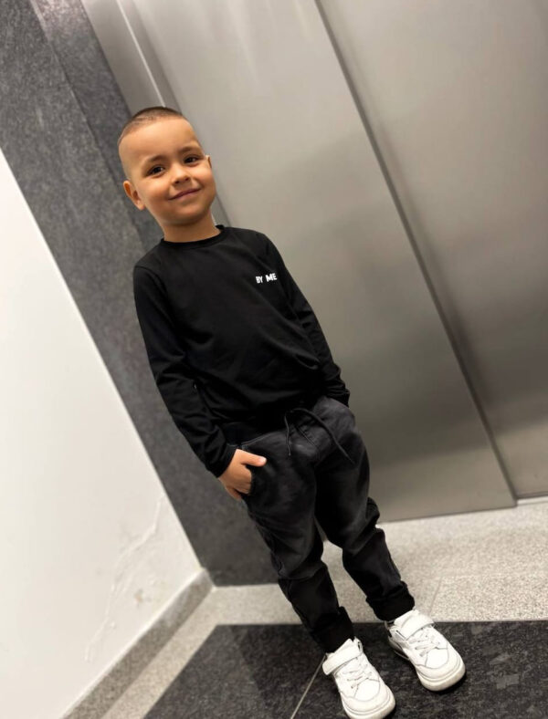 Longsleeve dziecięcy CHILD Ma - czarny