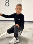 Longsleeve dziecięcy CHILD Ma - czarny