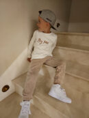 Longsleeve dziecięcy CHILD Haft - ecru