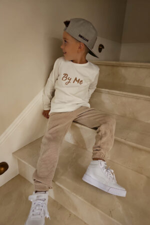 Longsleeve dziecięcy CHILD Haft - ecru
