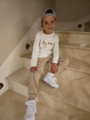 Longsleeve dziecięcy CHILD Haft - ecru