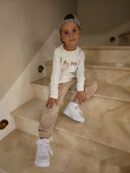 Longsleeve dziecięcy CHILD Haft - ecru