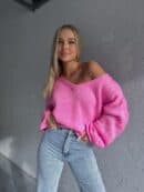 Sweter PHARELL – barbi róż
