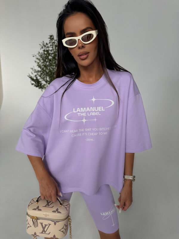Tshirt BURST lila