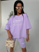 Tshirt BURST lila