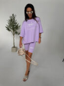 Tshirt BURST lila