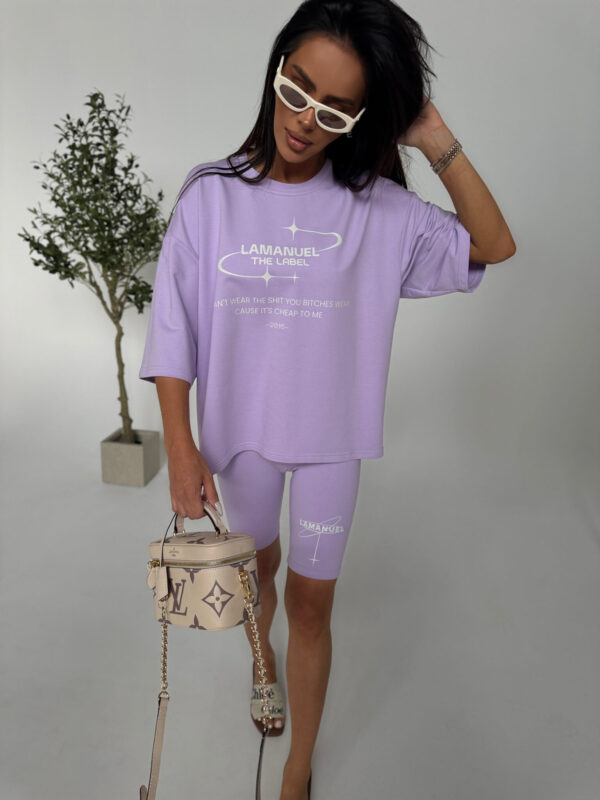 Tshirt BURST lila