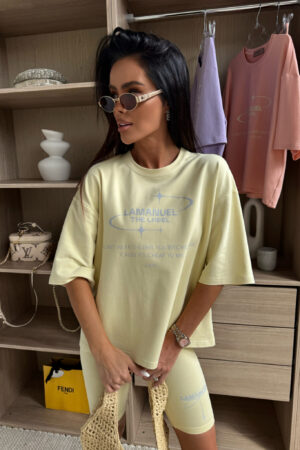 Tshirt BURST żółty