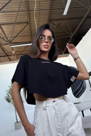 Tshirt ANGEL czarny