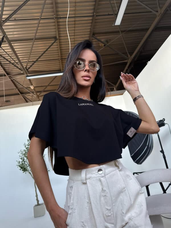 Tshirt ANGEL czarny