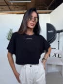 Tshirt ANGEL czarny