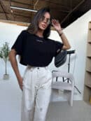 Tshirt ANGEL czarny
