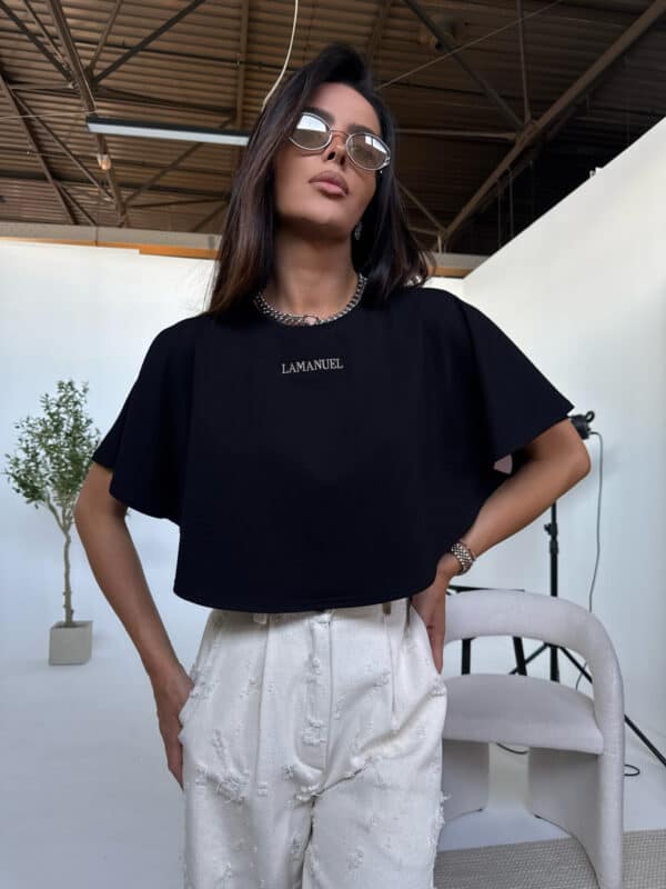 Tshirt ANGEL czarny