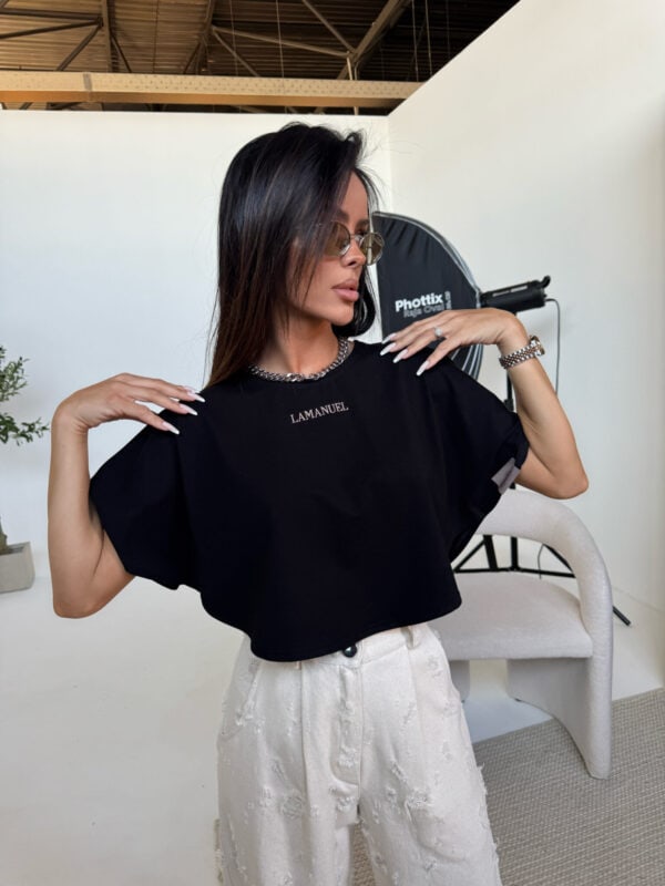Tshirt ANGEL czarny