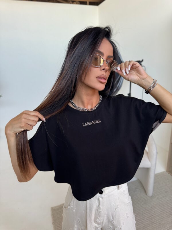 Tshirt ANGEL czarny