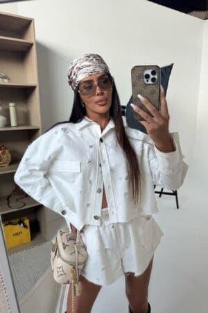 Kurtka DENIM ecru