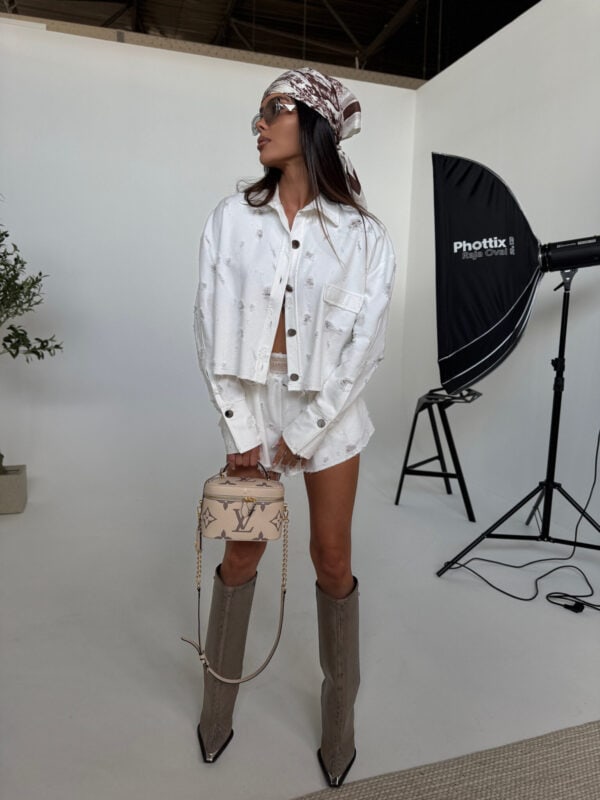 Kurtka DENIM ecru