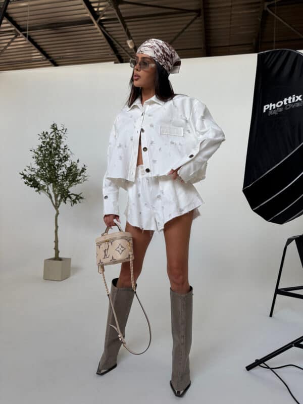 Kurtka DENIM ecru