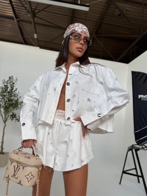 Kurtka DENIM ecru
