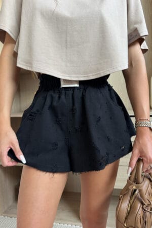 Spodenki DENIM czarne