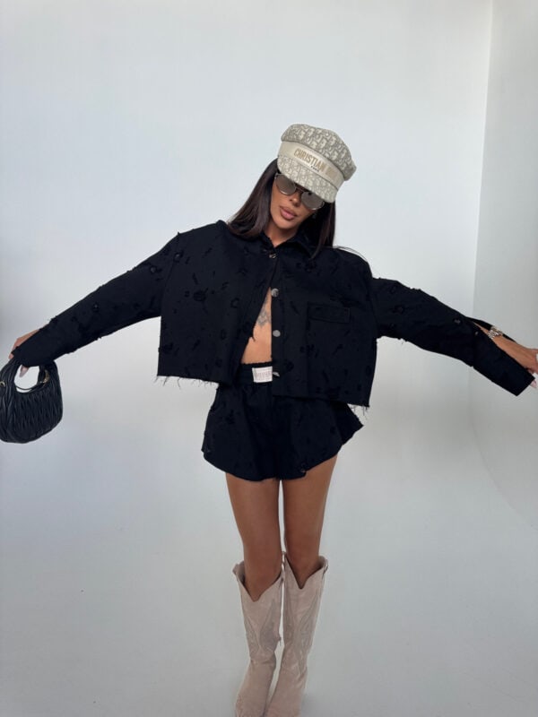 Kurtka DENIM czarna