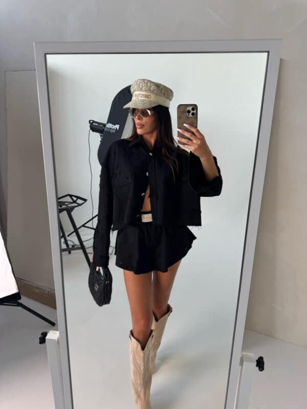 Kurtka DENIM czarna