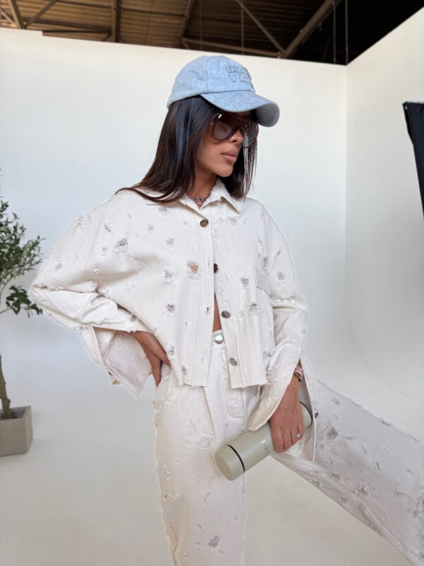 Kurtka DENIM beż