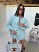 Kurtka DENIM mięta