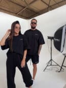 Tshirt UNISEX damski czarny