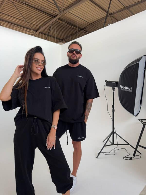 Tshirt UNISEX damski czarny