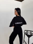 Tshirt UNISEX damski czarny
