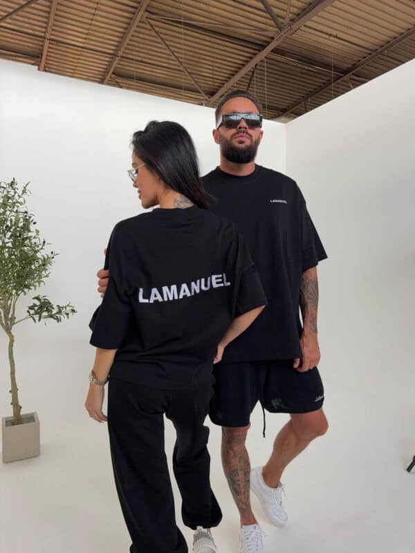 Tshirt UNISEX damski czarny