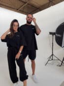 Tshirt UNISEX damski czarny