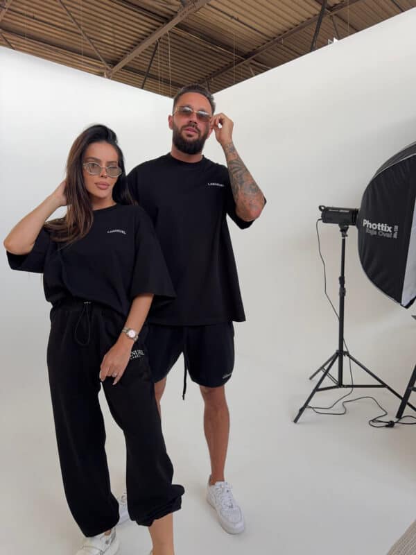 Tshirt UNISEX damski czarny