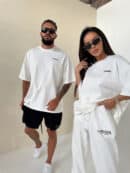 Tshirt UNISEX damski off white