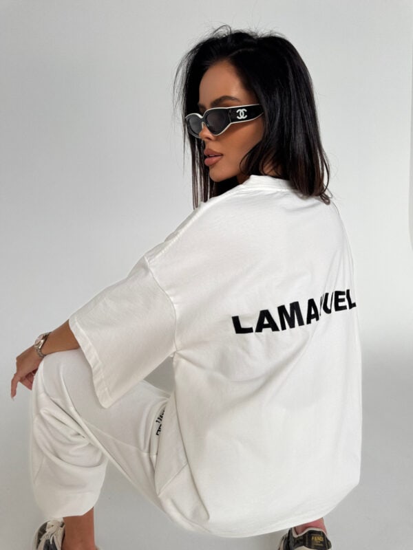 Tshirt UNISEX damski off white