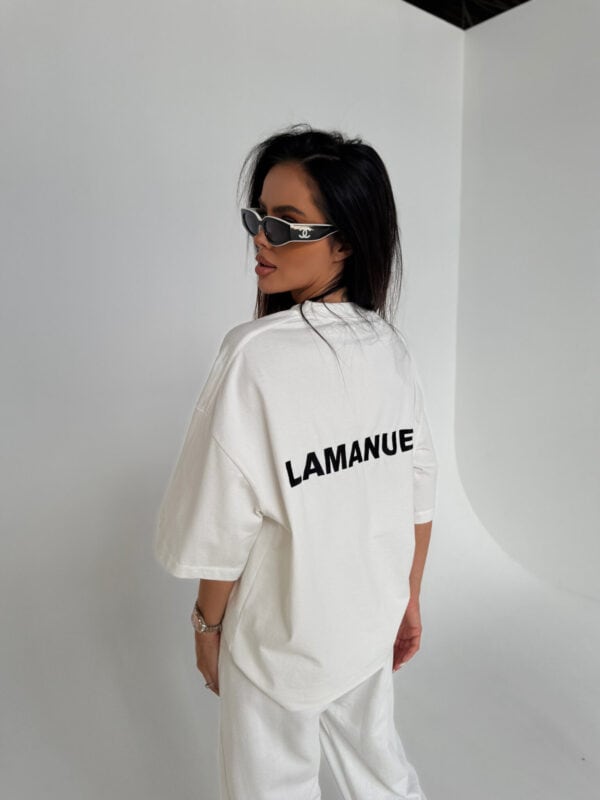 Tshirt UNISEX damski off white