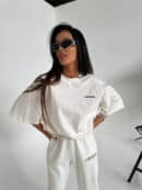 Tshirt UNISEX damski off white