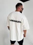 Tshirt UNISEX męski off white