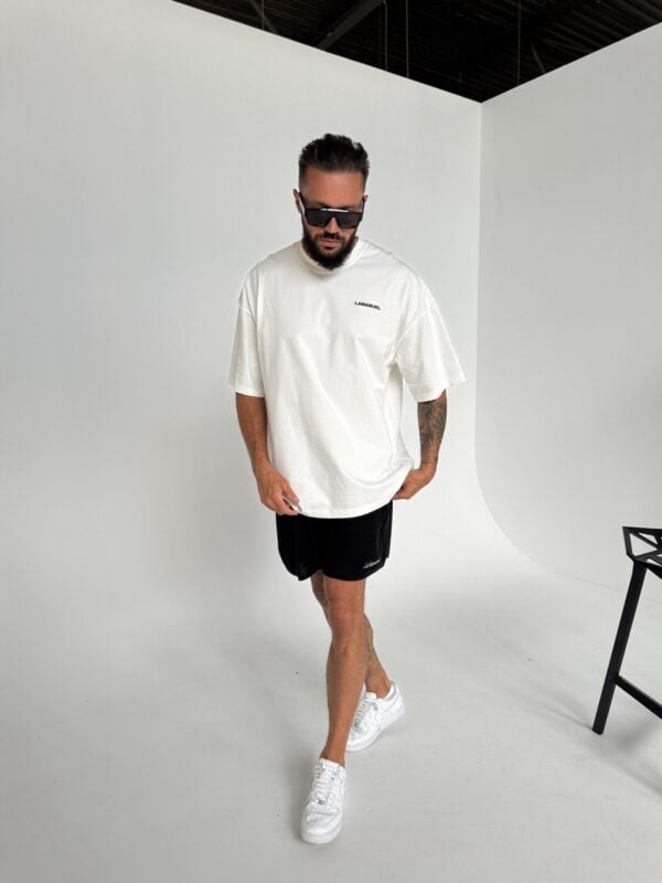 Tshirt UNISEX męski off white
