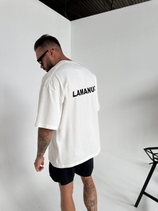 Tshirt UNISEX męski off white