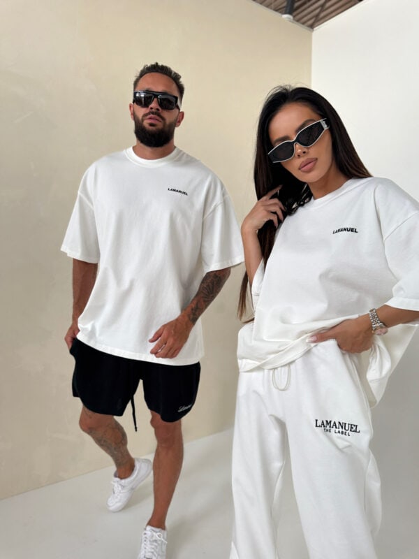 Tshirt UNISEX męski off white