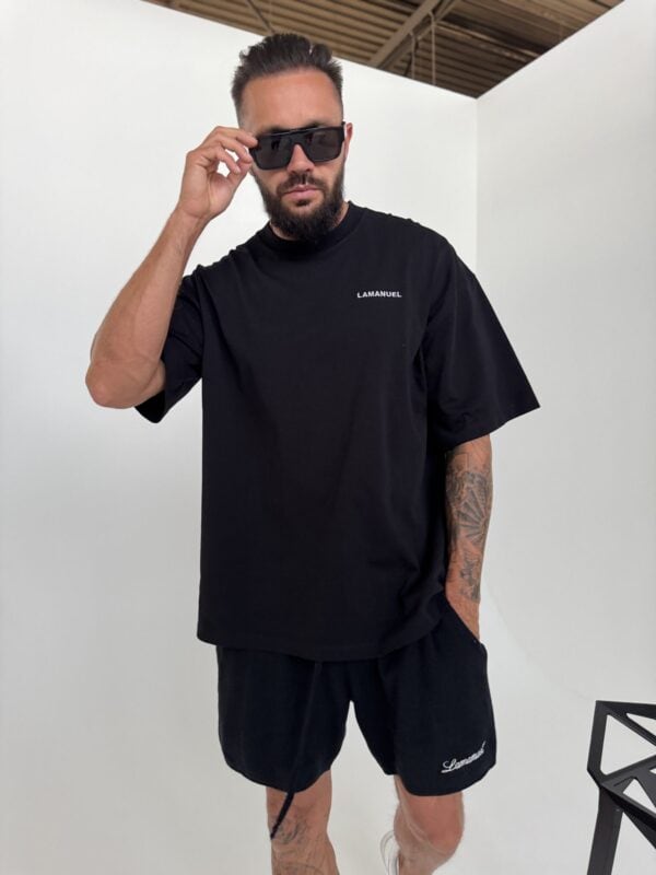 Tshirt UNISEX męski czarny