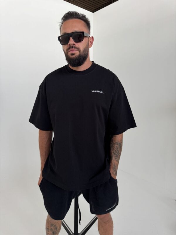 Tshirt UNISEX męski czarny