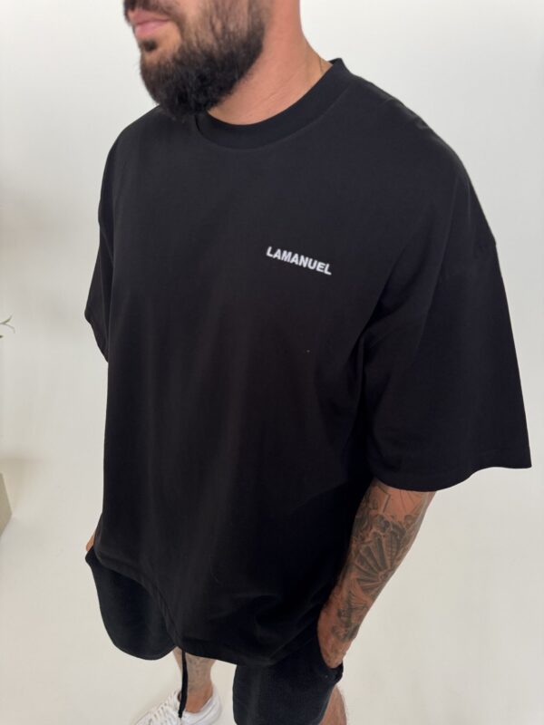 Tshirt UNISEX męski czarny