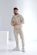 Spodnie męskie BG Brand | jasny beż