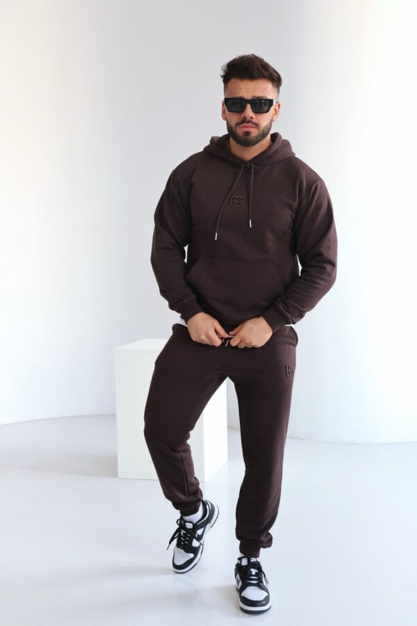 Bluza męska BG Kangoo | gorzka czekolada