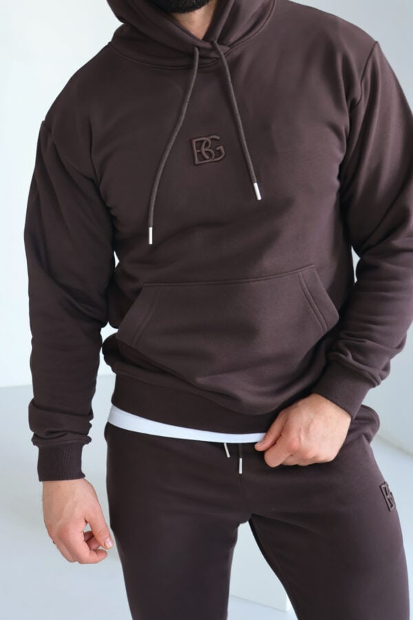 Bluza męska BG Kangoo | gorzka czekolada